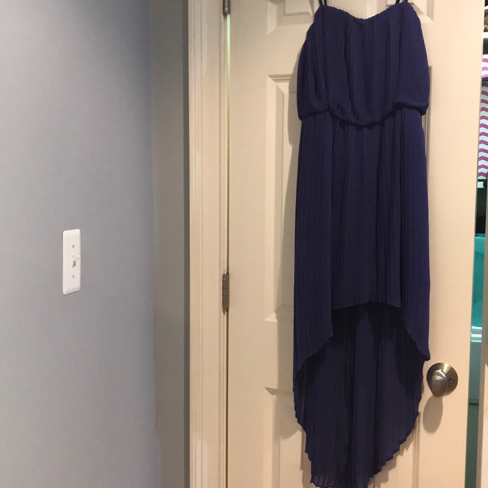 BCBG hi-low purple dress